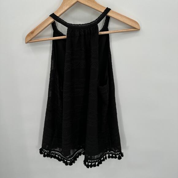 JOIE Eliska Tank Blouse in Black Caviar // XS - Picture 13 of 14